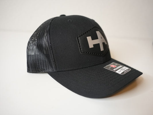 HA Logo Black on Black Richardson 112 Hat