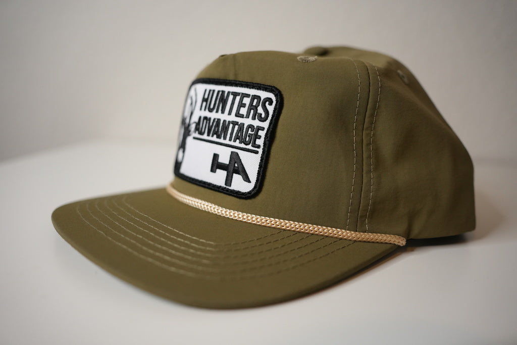 Funky Buck Rope Hat (Army Green)