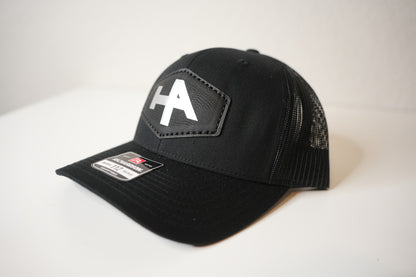 HA Logo Black on Black Richardson 112 Hat